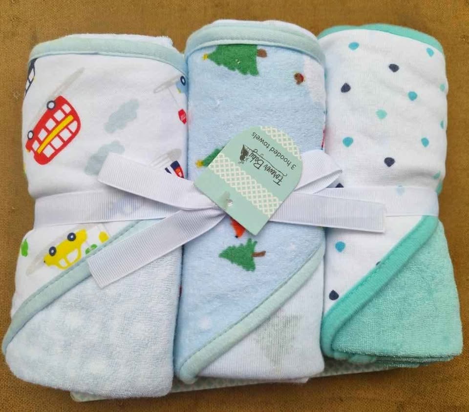 Serviette à capuche/ sortir de bain bébé - Bébés & Enfants