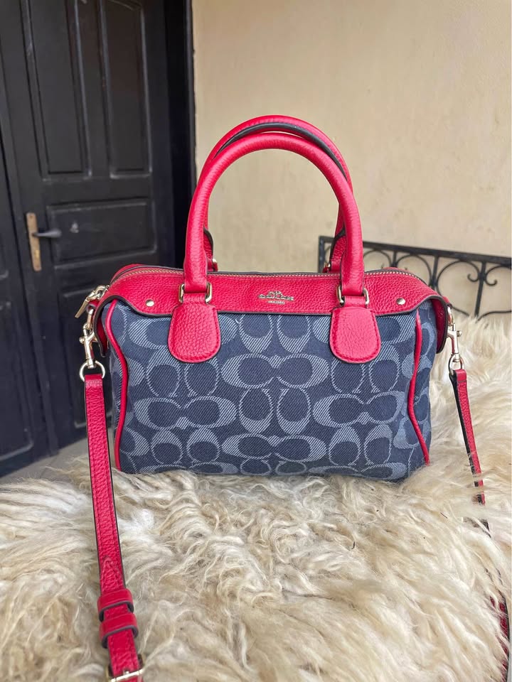 Coach en cuir et denim - Chaussures & Sacs